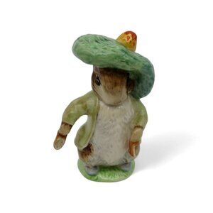 BESWICK Beatrix Potter Benjamin Bunny England Porcelain Vintage Figurine